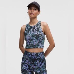 Lululemon Swift Speed Cropped Tank - Flower Meld Multi - NWT